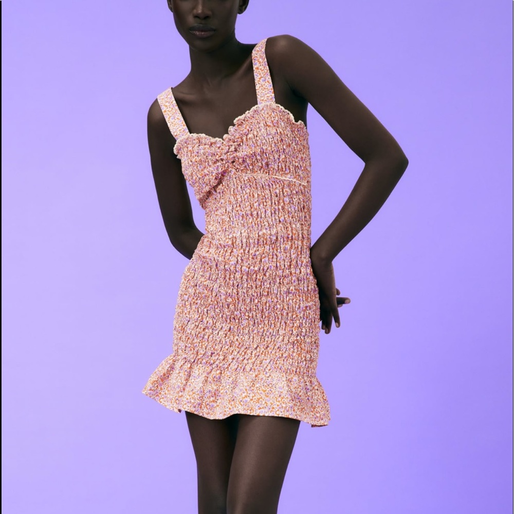 SOLDDDD!!! smocked zara dress